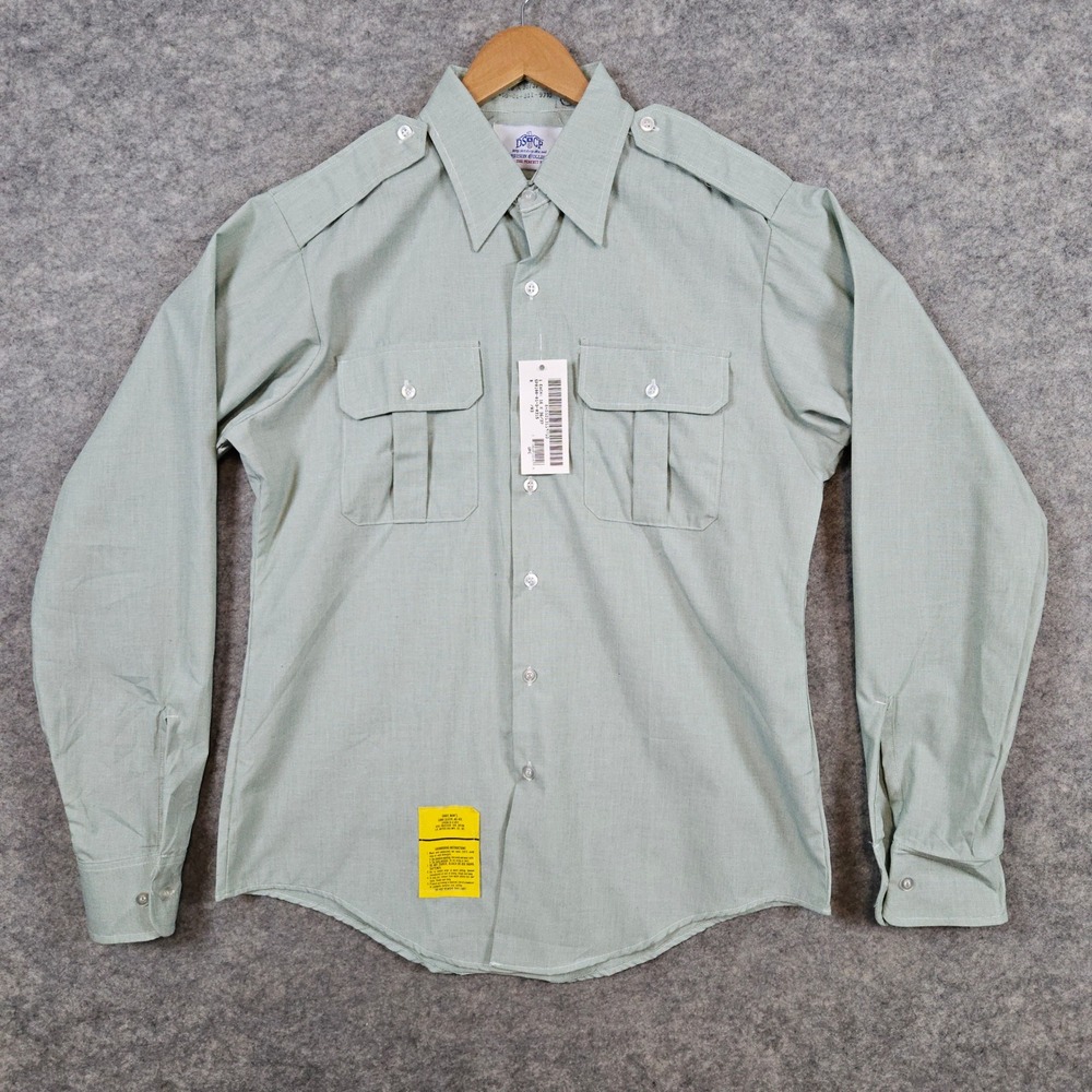 DSCP Garrison Collection NEW Light Green Shirt Size L‎ 16-36/37 Military Defense